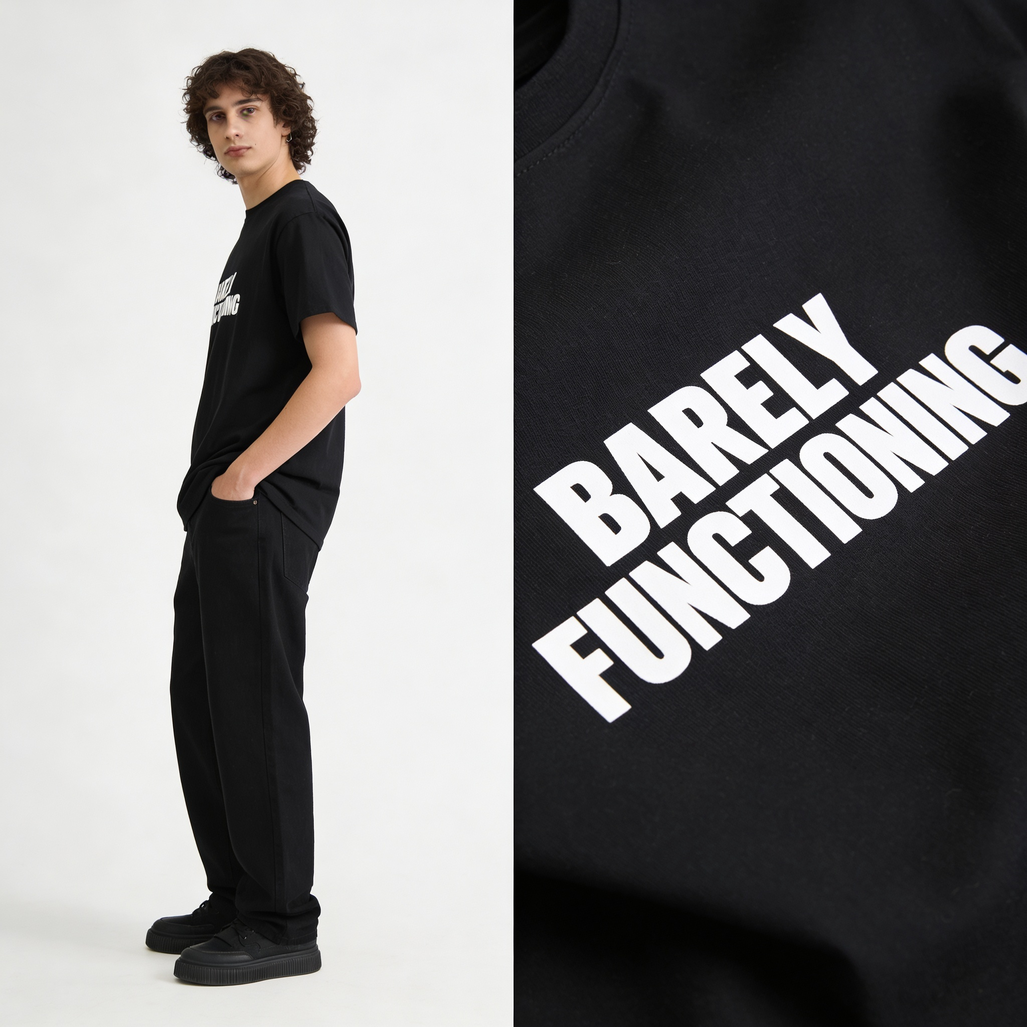 BARELY FUNCTIONING TEE